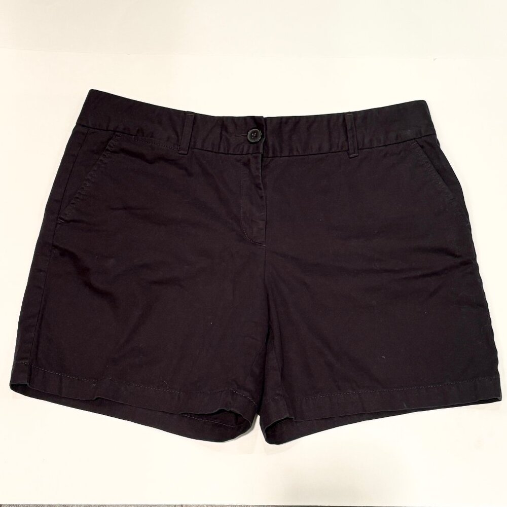 LOFT black chino shorts, 10